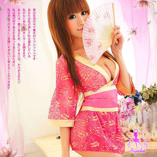 純情櫻子!多情小女人和服三件組(特)
