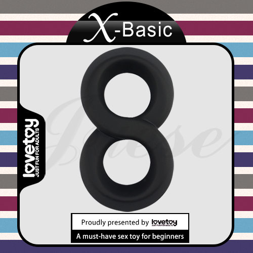 X-Basic 棉花糖加強矽膠鎖精環-2號(特)