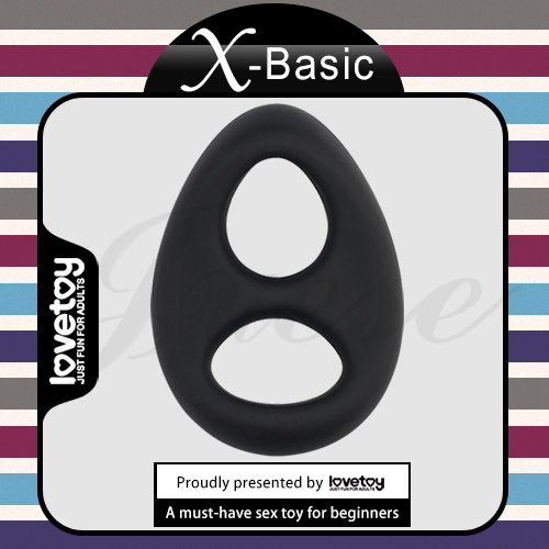 X-Basic 棉花糖加強矽膠鎖精環-3號(特)
