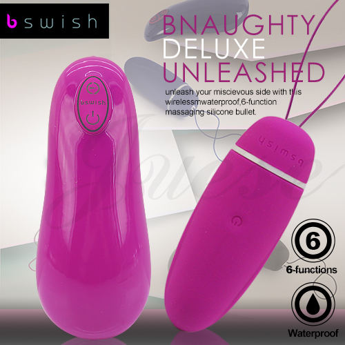 美國Bswish-Bnaughty Deluxe Unleashed 調戲釋放六段無線震動跳蛋-山莓色(特)